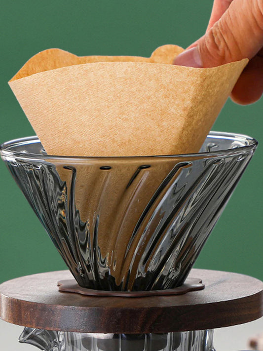 Hario V60 (Size 02) Pour Over Coffee Filter Papers (Pack of 100)