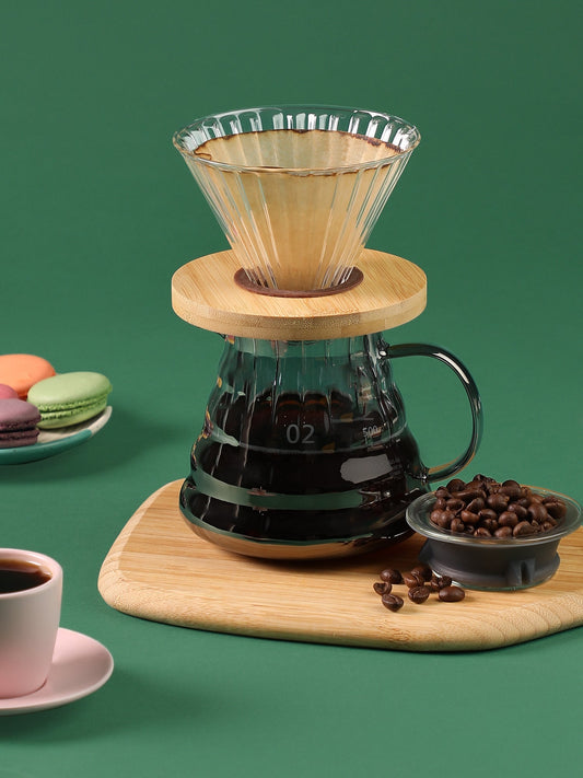 "THE BUBBLE" Glass Pot and Glass Dripper Pourover Set - 300ML