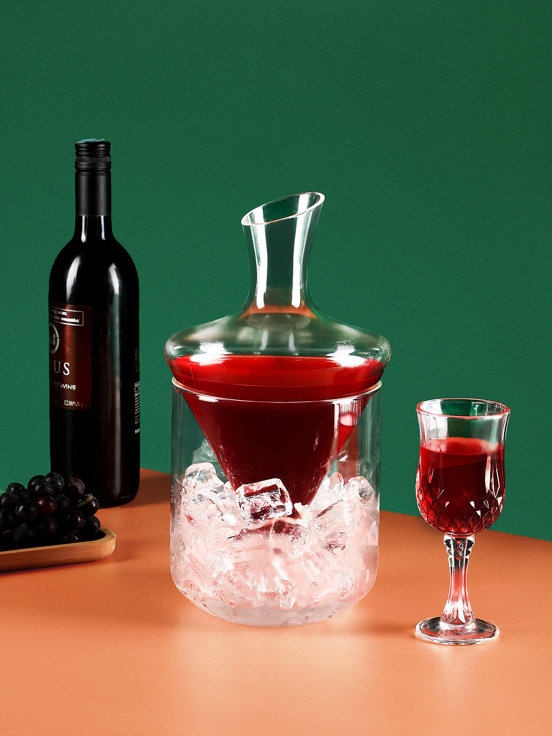 "THE CHILLER" Coffee/Wine Chiller and Decanter Set