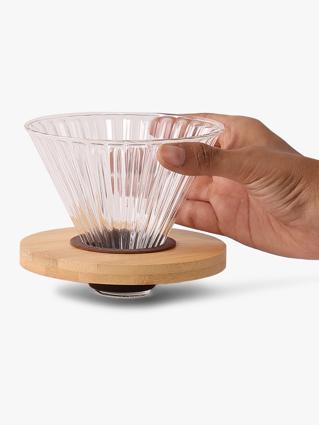 "THE BUBBLE" Glass Pot and Glass Dripper Pourover Set - 300ML