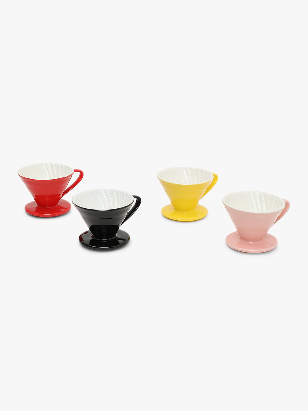 "THE BARISTA CUP" Ceramic V60 Coffee Dripper Cup - Black