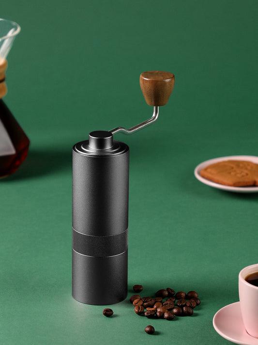 "THE ROLLER" Stainless Steel Manual Coffee Grinder with Adjustable Settings