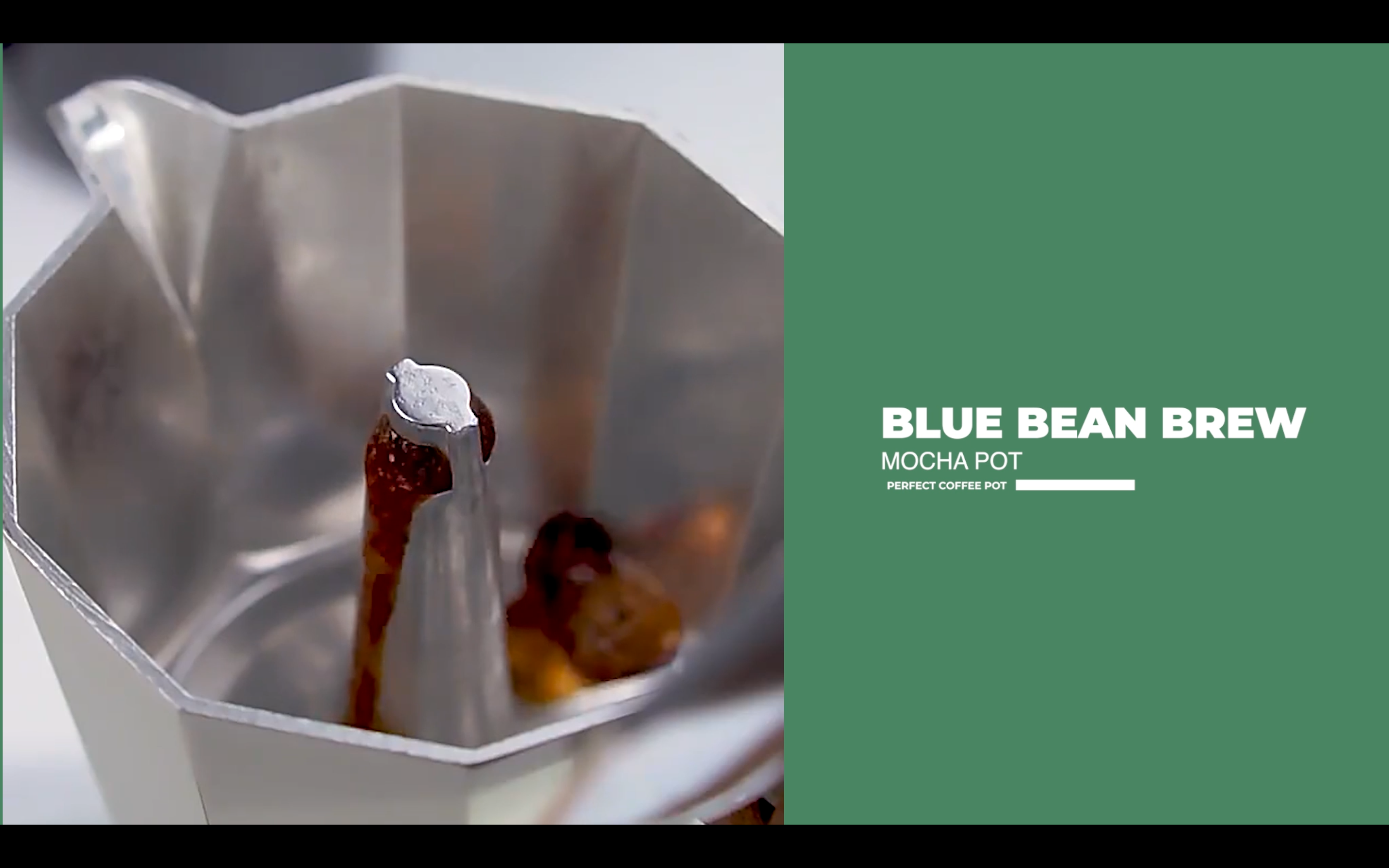 Load video: Blue Bean Brew - Moka Pot by Pour Demitasse