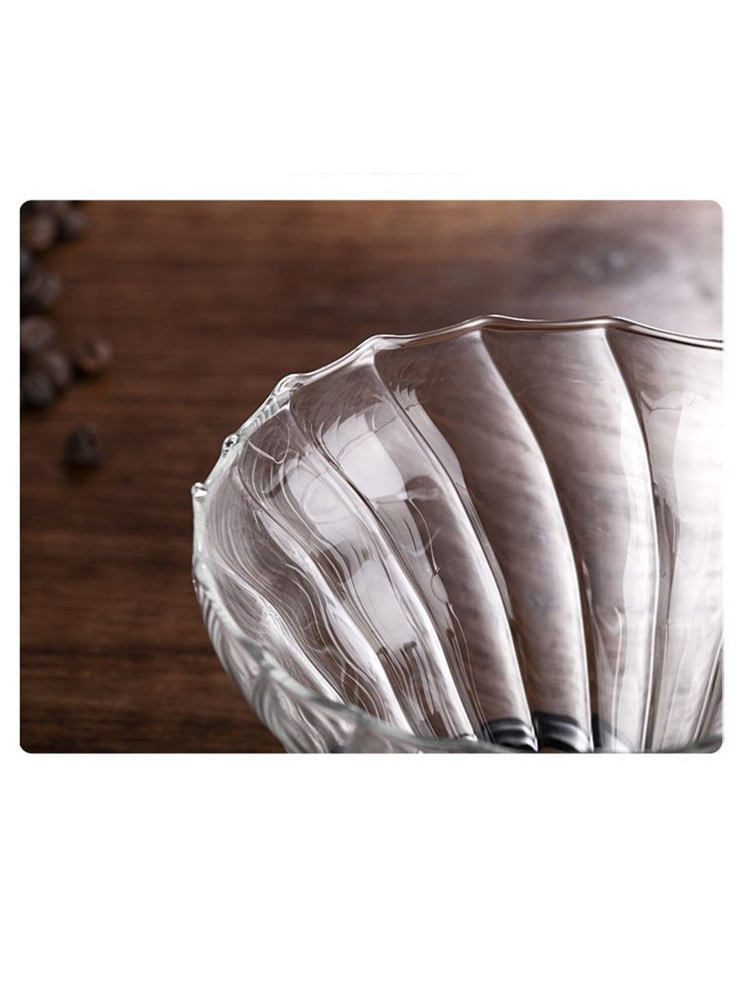 "THE TORNADO" Glass V60 Coffee Dripper - Size 02 (3-4 Cups)