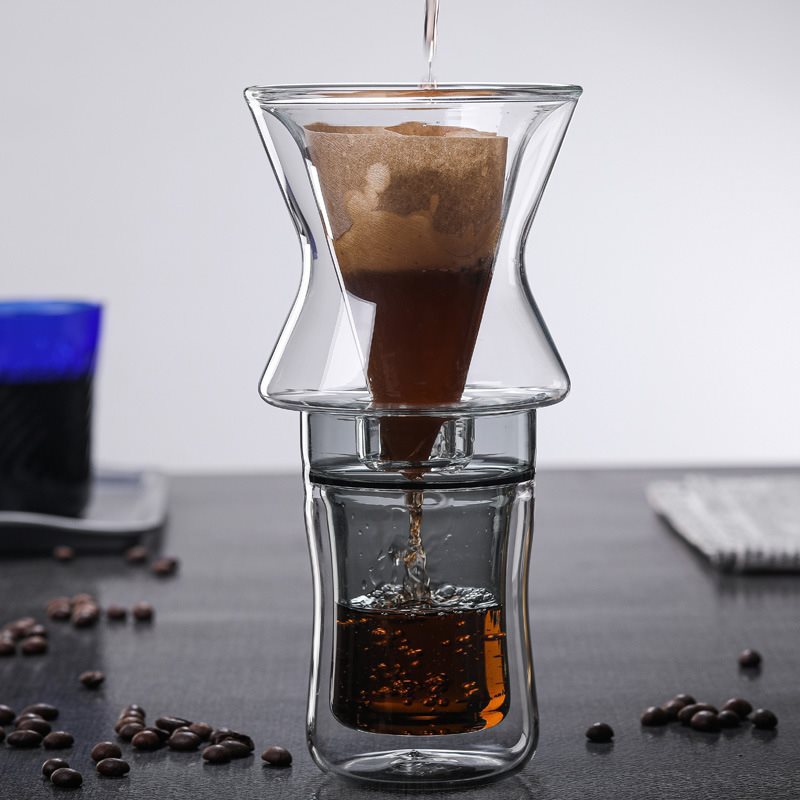 "THE CYCLONE" Glass V60 Coffee Dripper