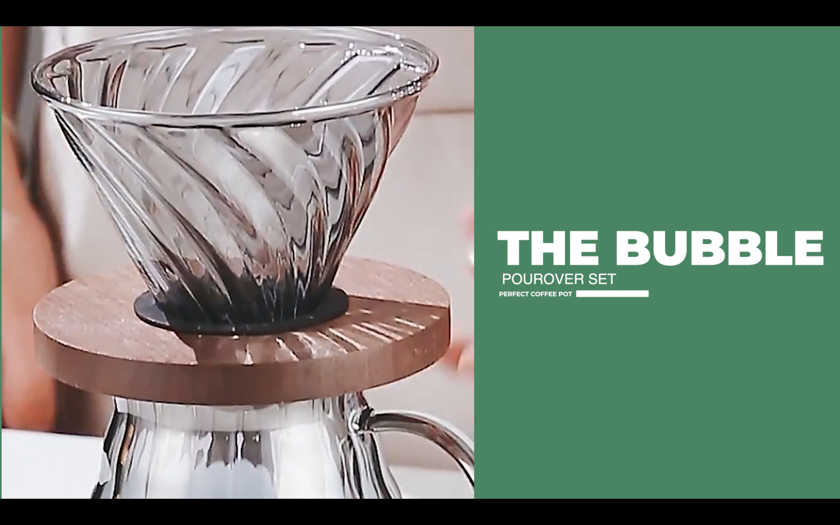 Load video: The Bubble - V60 Pour Over Coffee Set by Pour Demitasse